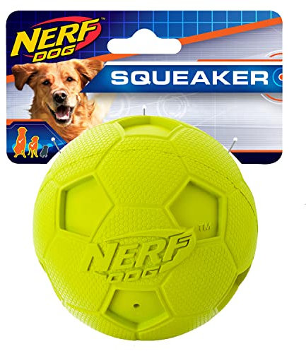 Nerf Dog Quietschball-Spielzeug, groß, grün, 10,2 cm