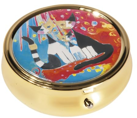 Fridolin Wachtmeister Pillendose rund aus Metall für We Want to be Together
