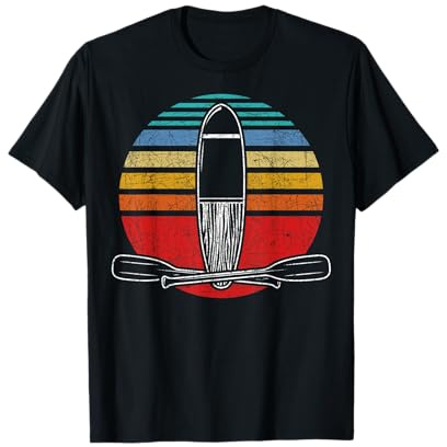 Paddelboard SUP Stand Up Paddler Retro Stand Up Paddling T-Shirt