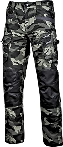 LAHTI PRO STRENGTHENED Trousers CAMO Green Slim FIT L40519 - Pants militias - Cargo Style - Men's Fashion - Pants