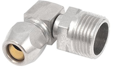 Ruilogod 3/8PT Male Thread L Shaped Quick Coupler Connector for 8mm Air Hose (id: ff9 56a 8f8 933 dfc