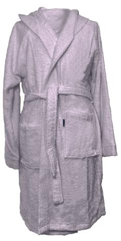 zer0bed, Enfärgad frottébadrock, lila, storlek L, herr dam, unisex, 100% bomull, 420 gsm, L, L