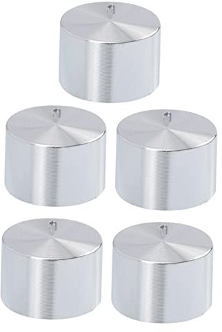 Gadpiparty 5stücke Teiliges Aluminiumlegierung Gasherd Drehknopf Robuste Herdknöpfe Mit Erhöhter Griffigkeit Einfache Installation Langlebige Ersatzsteuerung Für Küchenherde