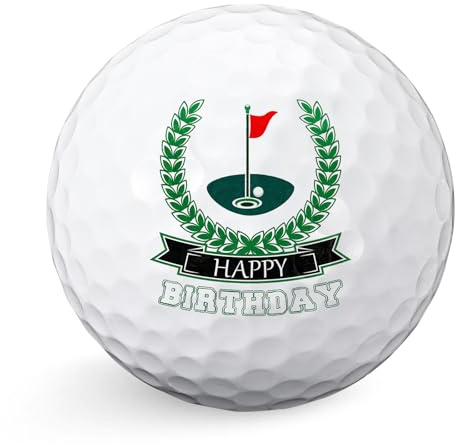 Sinmoe Happy Birthday Golf Geschenke Lustiges Golfer Geschenkidee Golfgeschenk für Männer Vater Golfspieler zum Vatertag