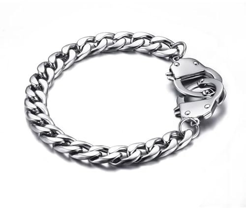 Handschellen Armband Frauen/Männer Versprechen Schmuck Edelstahl Kette Hohe Qualität