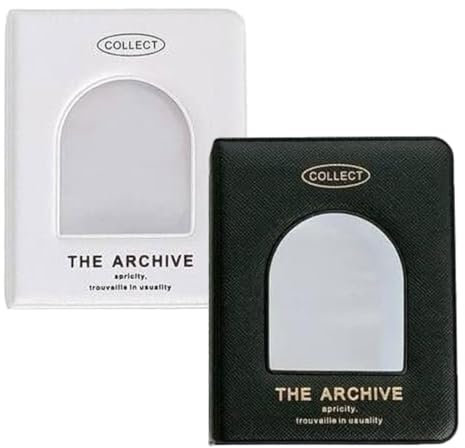 SIRLOMU 2 Album Fotografici con 40 Tasche per Pellicola Fujifilm Instax Mini 3, Compatibile con Instax Mini 12, 11, 7s, 8, 8+, 9, 70, 40, 25, 50s, 90, 99 EVO, Mini Liplay (6.6x9.3 cm) (bianco,nero)