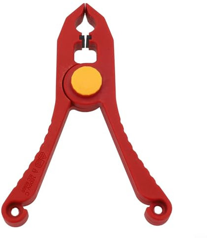 Compact Insulated Wire Clamp 5 9 Inch Anti Magnetic Safety Spring Clip for Easy Transport and Use in Fieldwork