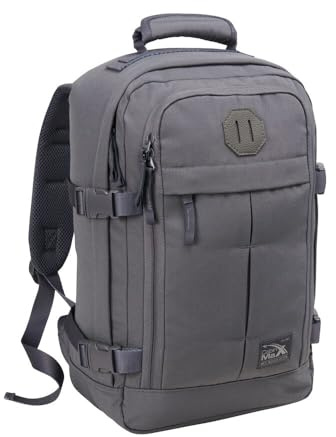 Cabin Max Handgepäck Rucksack 40x20x25 für Ryanair Reiserucksack für Flugzeug Unter Sitzplatz - Travel Backpack Tasche für Herren Damen - Seitliche Kompression - Recyceltes Polyester- 20L Metz