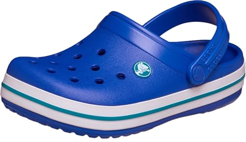 Crocs Crocband Zoccoli, Blue Bolt/Turbo Teal, 36, Blue Bolt Turbo Teal, 33/34 EU
