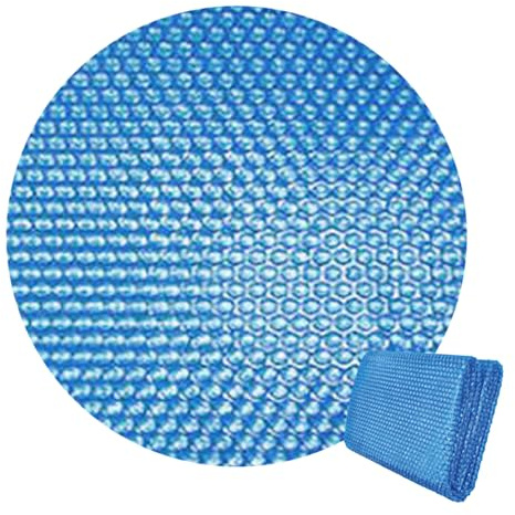 Funda protectora para piscina | Lona de protección redonda de PE para piscina infantil, cubierta de protección antiviento fácil instalación para jardín al aire libre casa