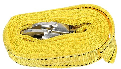 CIYODO Fune Traino Nylon Cinghia Portatile con Gancio Resistente e Compatta per Camion Trailer e Camper Facile da Usare e Conservare