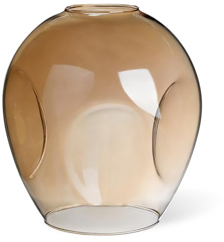 Homoyoyo Abat-Jour En Verre Pour Lampadaire Lampe De Table Et Lampe Murale Abat-Jour Simple De Remplacement Pour Bureau Et Salon Style Sobre 6.30 X 5.91 X 5.91 in