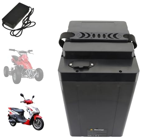 HJGHY 48v,50Ah, Batería de Litio para Motocicleta eléctrica de 60 V, 20 Ah, 25 Ah, 30 Ah y 40 Ah. Baterías de Iones de Litio de Gran Capacidad de 48 V, 60 V, 72 V, 20 Ah y 25 Ah.