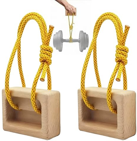Tragbares Kletter-Hangboard – Tragbares Armtraining und Klimmzug-Trainingsbrett, Holz-Klettergriffbrett | für Kletterer, Zuhause, Innenbereich, Tür, Wand, Outdoor, Klimmzug-Bouldern