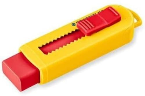Staedtler 525 PS1 S Radierer in Schiebehülle (Farbe zufällig, 1 Stück)