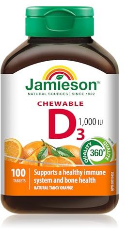 Jamieson VITAMINA D3 1000UI 100 Capsule aroma arancia