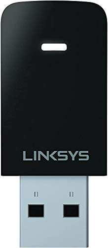 Linksys USB Wireless Network Adapter, Dual-Band wireless Adapter for PC, 600Mbps (AC600) Speed - WUSB6100M