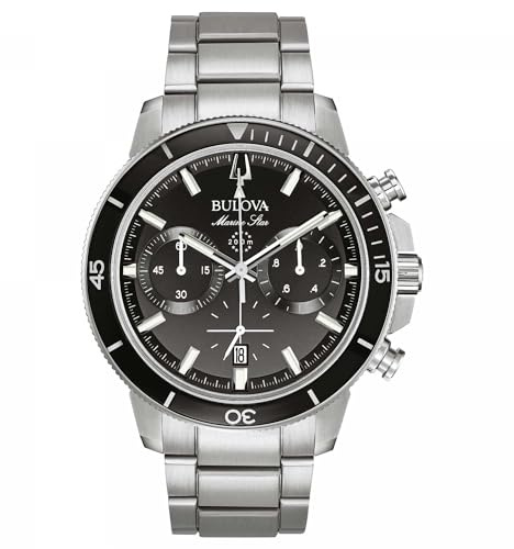 Bulova Marine Star de la Montre en Acier Hommes Chrono 96B272