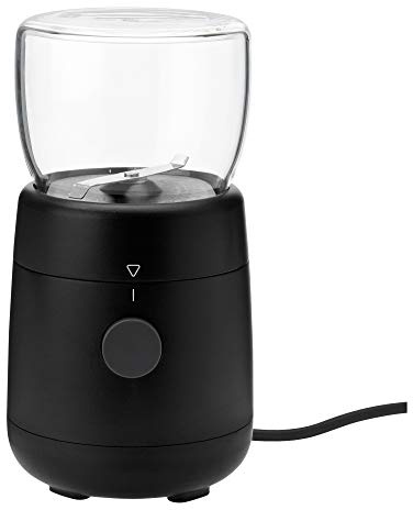 Rig-Tig FOODIE Moulin à café électrique Noir Moulin à café en verre borosilicate
