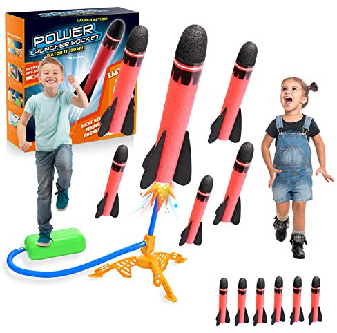 Anginne Toys for 3-12 Years Old Boys, Outdoor Garden Toys for Toddlers Age 3-7 Games Girls Gifts Age 3-9 Year Old Boys Birthday Presents Rockets Kits