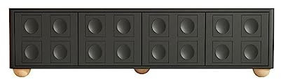 Moderner TV-Ständer Nordic TV Schrank Einfache Moderne Wohnzimmer Audio-visuelle Schrank Schlafzimmer Spind mit 4 Schubladen Sideboard Medienkonsole (Color : A, Size : 180 * 40 * 55cm)