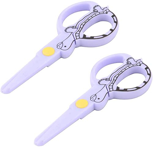 XYWHPGV Ciseaux en papier fait main motif tortue en plastique 2 pièces violet noir(8eea2 e5e5f bb433 e94a2 1363d 7370e