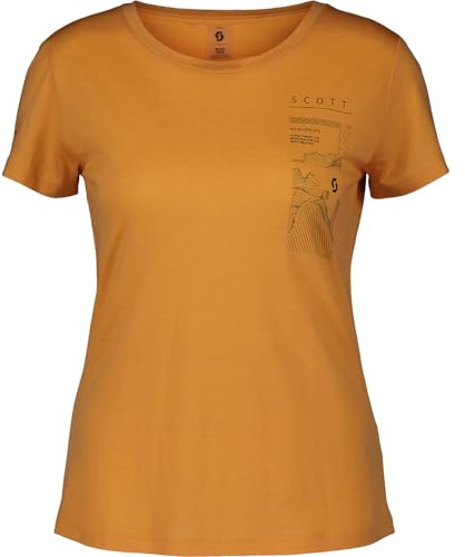 Scott Defined Merino Graphic Outdoor/Sport Shirt kurz Melon orange 2024: Größe: M (38/40)