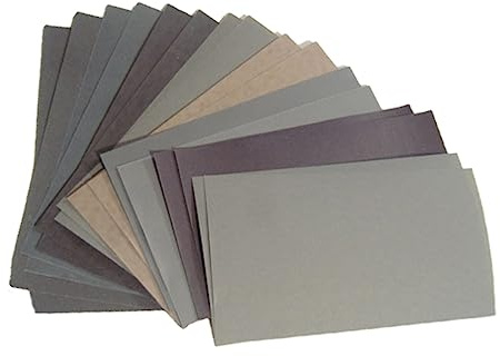 15 unids/Set Papel de Lija 400/600/3000/800/1000/1200/1500/2000/2500 Papel de Lija de Grano Agua/Papel de Lija en seco Herramientas abrasivas (Color : 1500 Grit)