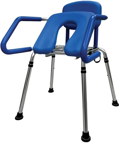 GIMA, Silla de elevación 3 en 1 de aluminio, utilizable como asiento de inodoro, cómoda y silla de ducha, 43193