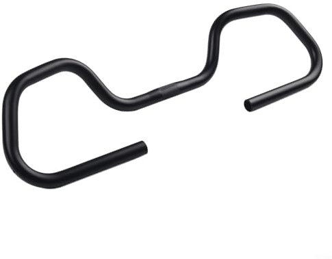 Manubrio per bicicletta, per manubrio a farfalla per bici da turismo, larghezza 31 8 mm, 580 mm, facile installazione, include 2 impugnature, materiale in alluminio (manubrio 31,8 x 580 mm)