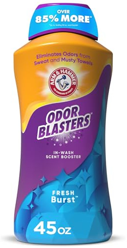 ARM & HAMMER Odor Blasters In-Wash Scent Booster, Laundry Scent Booster Fresh Burst Scent, 45 Oz