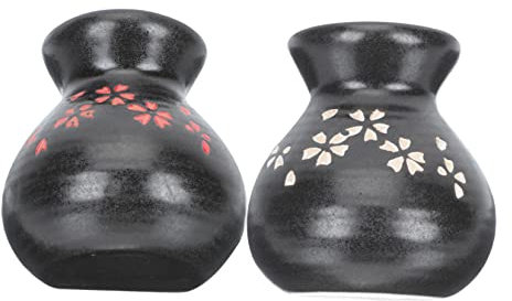 KOCKSHION 2pcs Ceramic Japanese Dry Ice Cups for Sashimi Practical Table Decor for Desktop Serving