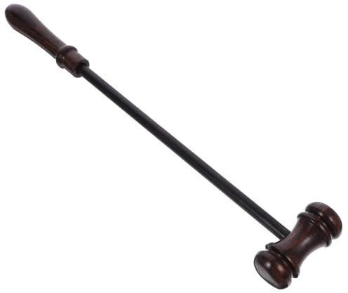 Angoily Martelletto in Legno per Giudice Uso all Asta Design Elegante Regalo per Avvocati e Studenti di Giurisprudenza