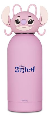 Seven Borraccia termica LILO & STITCH per bambini, 350 ml, Acciaio inox bpa free, Copritappo sagomato, Mantenimento temperatura: caldo 12h/freddo 24h, Prodotto ufficiale, Idea regalo