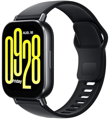 Xiaomi Redmi Watch 5 Active, Display LCD da 2, Chiamate Bluetooth, Autonomia di 18 Giorni, Impermeabilità 5ATM, Monitoraggio della Frequenza Cardiaca, SpO₂ e Stress, 140+ Modalità di Allenamento, Nero
