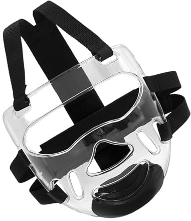 ZWTPGKRD Protezioni alte staccabili per gli appassionati di sport da combattimento, protezione trasparente in PC senza ostacoli Design Kickboxing protettivo