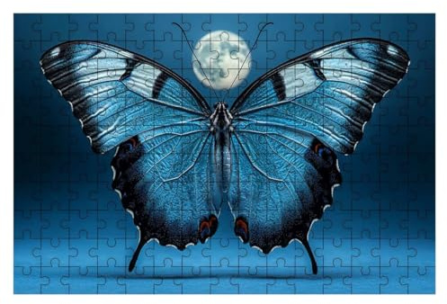 Puzzle 1500 Teile Schmetterling, Mond Puzzle 1500 Teile Erwachsene, Puzzel für Die Ganze Familie, Klassische Puzzles Geschicklichkeitsspiel, Holzpuzzle Geschenke für Frauen Geschenke für Männer -2511