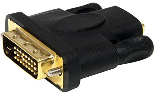 StarTech.com Adattatore cavo video HDMI a DVI-D da 50cm, Cavo connettore presa HDMI a presa DVI Femmina/Maschio nero