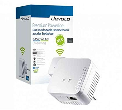 DEVOLO Premium Powerline Basic WLAN Erweiterung V2 550 WiFi DLAN Adapter