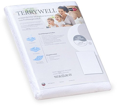 CelinaTex Terrywell Matratzenschoner 180 x 200 cm Frottee Matratzenschutz TPU-Membrane Unterbett wasserdicht Bettauflage