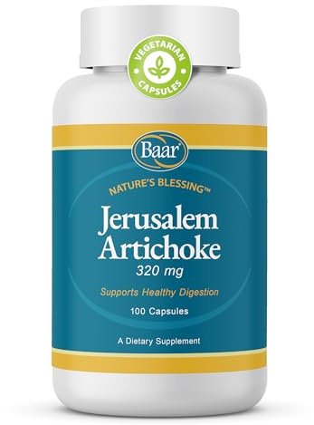 Baar Jerusalem Artichoke, 320 mg, 100 Capsules