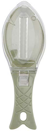 Cabilock Utensile per Piallatura del Pesce Utensile per Raschiatura della Bilancia da Pesca Realizzato in ABS e As Materiale Sicuro e Durevole per Fissare al Muro Dentatura in Plastica Faci