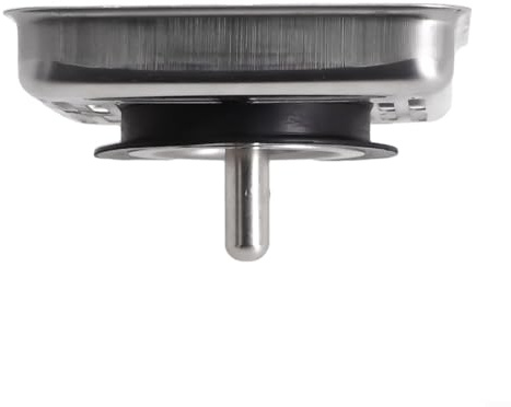 Stainless Steel Kitchen Sink Strainer, Square Sink Water Stopper With Post Stainless Steel Anti-blocking Mesh Drain For Kitchen bathroom sink drains tub drain, Efficient blocks hair food debris paper