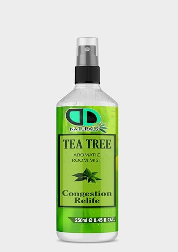 Tea Tree Aromatic Room Spray | Air Freshener for Home, Car & Office, Long-lasting Fragrance, Smoke free, Non-Toxic, Pillow Mist Spray 250ml