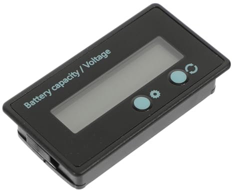 Gadpiparty Autobatterie-kapazitätsanzeige Voltmeter für Fahrzeuge Elektrisches Voltmeter Batterieleistungsanzeige Spannungsprüfwerkzeug Abs Pvc