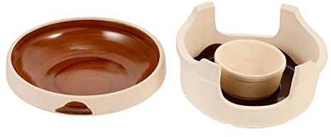 Alipis Cocotte Céramique Faitout De Cuisine Avec Brûleur Ustensiles Pour Soupes Et Ragoûts