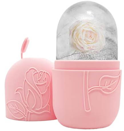 Rullo Facciale Freddo - Massaggio Freddo Rassodante Per Il Viso,Rullo Di Ghiaccio Per Uso Domestico, Viaggi E Routine Di Bellezza