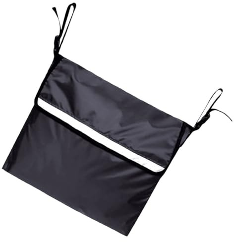 MAGICLULU Rollstuhl Rucksack mit Reflektorstreifen Wasserabweisende Rollstuhl Hecktasche aus Oxford Gewebe Geräumig mit Schnellbefestigung für Seniorenmobil und Rollator