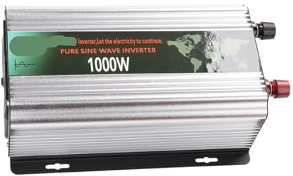 Invertitore di potere, Inverter for auto a onda sinusoidale pura da 1000 W, convertitore di potenza booster 12 V/24 V for veicoli elettrici, for casa e camper.(24v-110v)