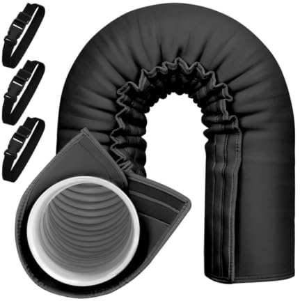 Funda Aislante Tubo Aire Acondicionado Portátil, Cubierta Flexible